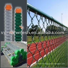 chain link fence, galvanized or hot dipped galvanized or PVC coated